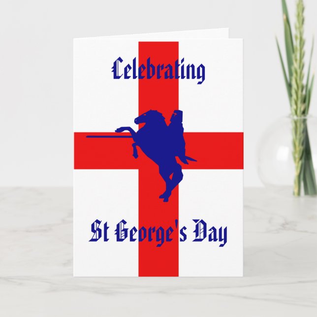 Celebrating St george's day Card (Front)