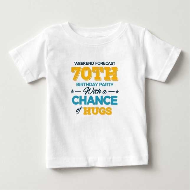 celebrating the 70th birthday baby T-Shirt (Front)