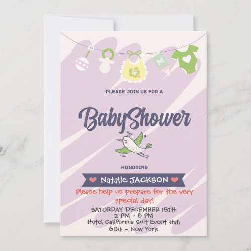 Celebrating the Arrival of Your Little Miracle Invitation