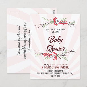 Celebrating the Arrival of Your Little Miracle! Postcard