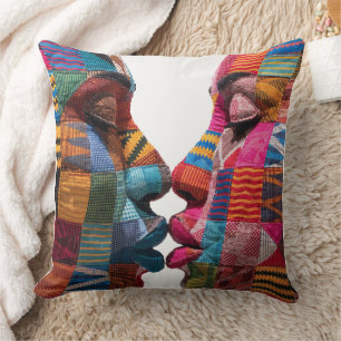Celebrating The Art of Quilting Throw Pillow