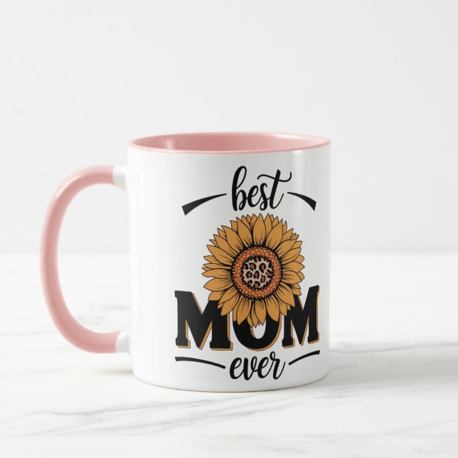 Celebrating the Best Mom Ever Mug (Left)