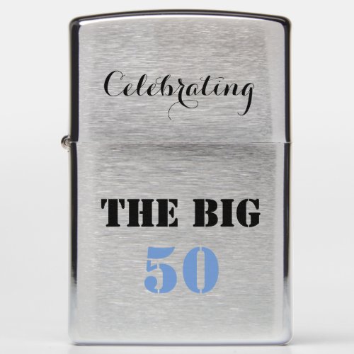 Celebrating THE BIG 50 _ Zippo Lighter