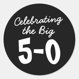 50th Birthday Stickers | Zazzle