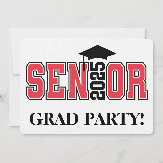 Celebrating the Class of 2025  Graduation Invitation (Front)