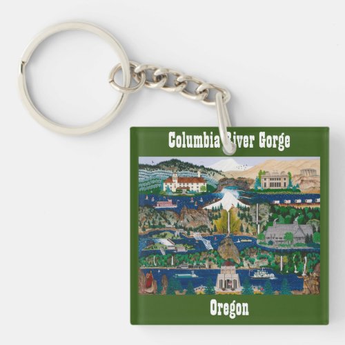 Celebrating the Columbia River Gorge Keychain