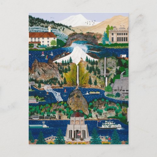 Celebrating the Columbia River Gorge Postcard