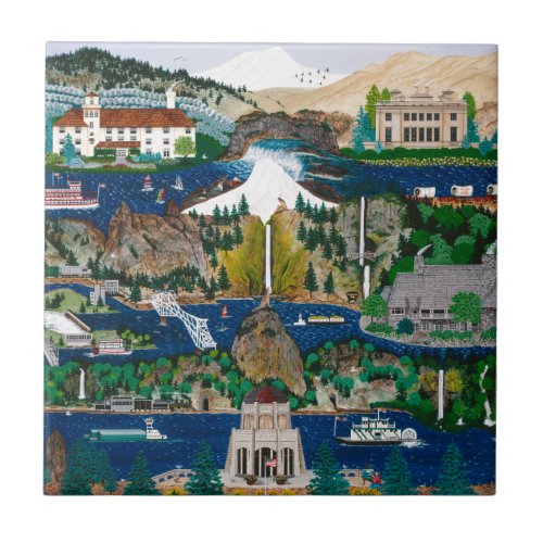 Celebrating the Columbia River Gorge Tile