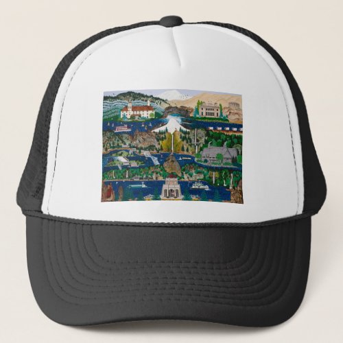 Celebrating the Columbia River Gorge Trucker Hat