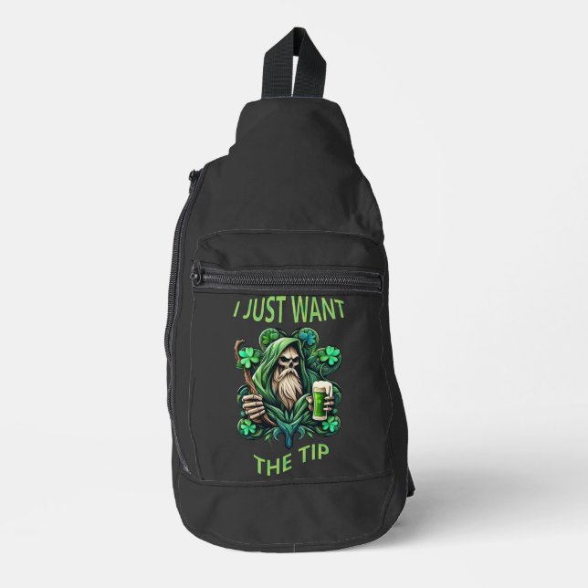 Celebrating the Festive Spirit of Saint Patrick's  Sling Bag (Front)