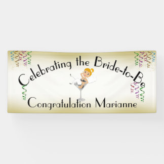 Celebrating the Ginger Bride to Be Shower / Party Banner