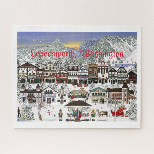 Celebrating the Holidays in Leavenworth Jigsaw Puzzle