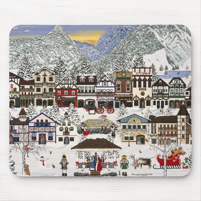 Celebrating the Holidays in Leavenworth Mouse Pad (Front)