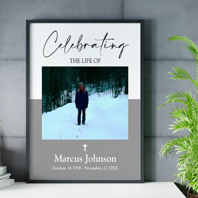 Celebrating the life 16x20 Funeral Poster (Creator Uploaded)
