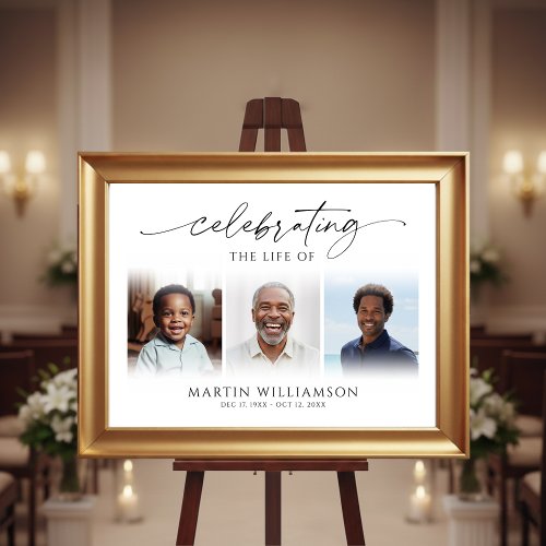 Celebrating the Life 3 Photos Memorial