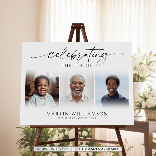 Celebrating the Life 3 Photos Modern Memorial