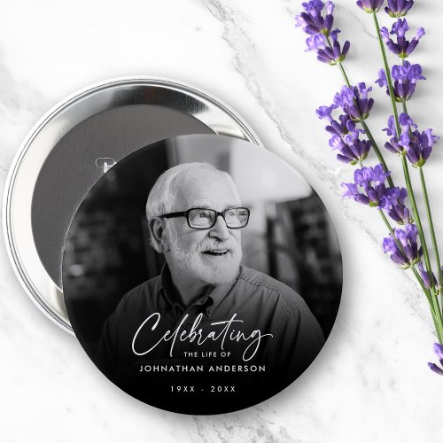 Celebrating The Life Of A Loved One Memorial Button