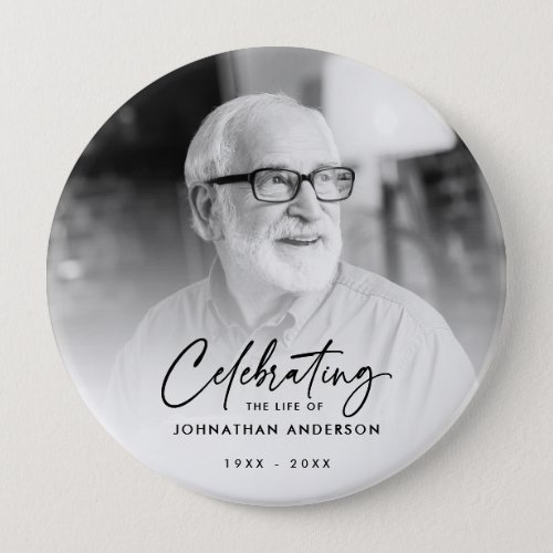 Celebrating The Life Of A Loved One Memorial Button