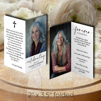 Celebrating the Life of Memorial Photo Card
