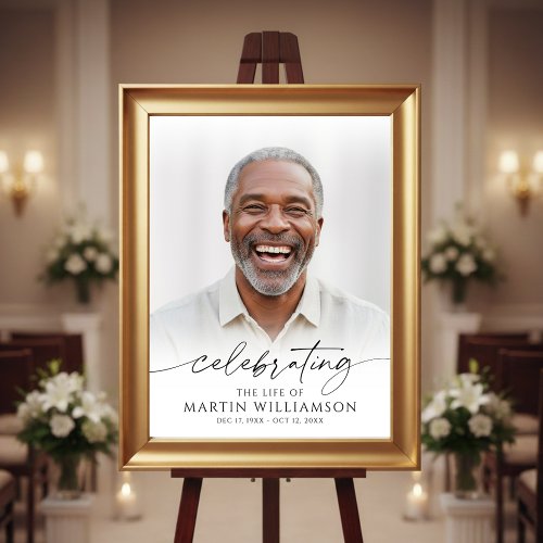 Celebrating the Life of Name Photo Script Memorial