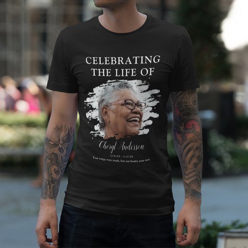 Celebrating The Life Of | Photo Memorial T-Shirt