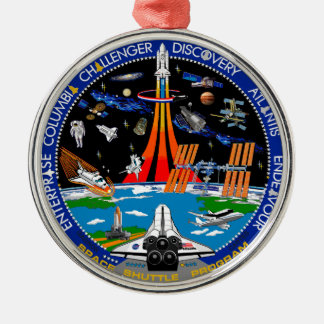 Celebrating the Shuttle Program Metal Ornament