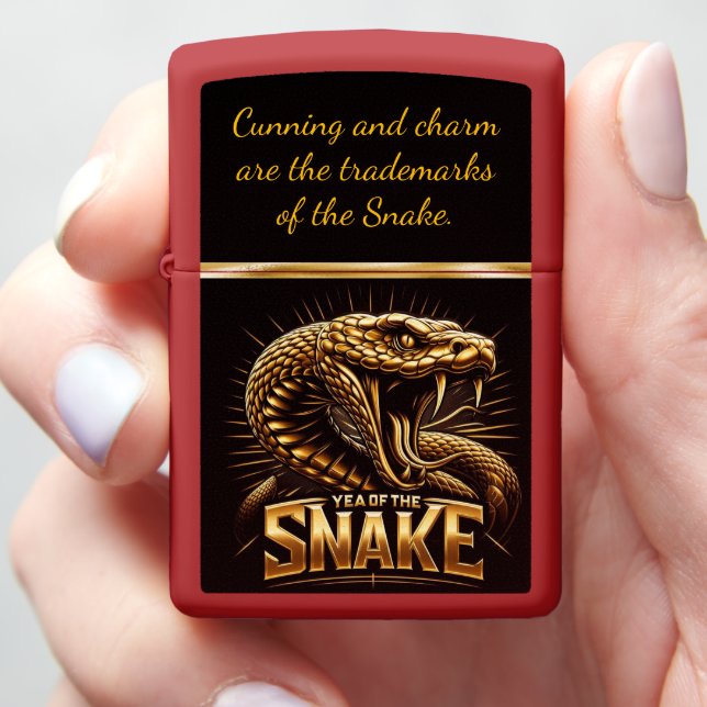 Celebrating the snake in 2025! zippo lighter (In Hand)