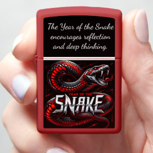 Celebrating the vibrant year of the snake festival zippo lighter