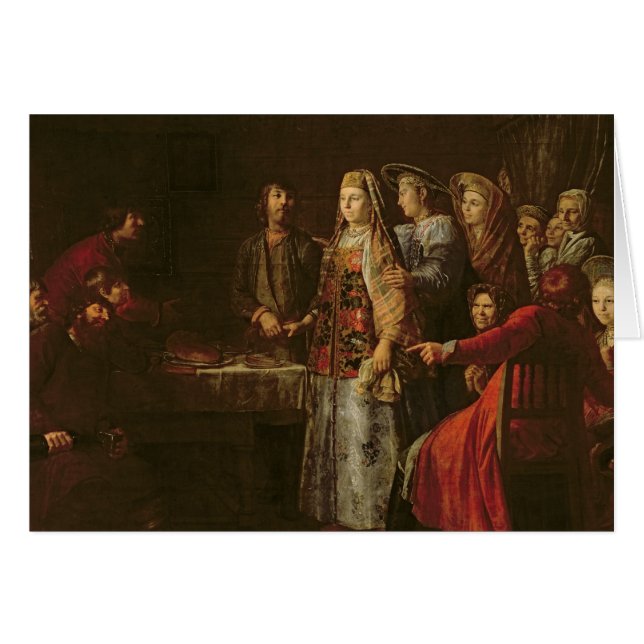 Celebrating the Wedding Agreement, 1777 Cards (Front Horizontal)