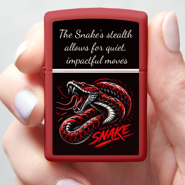 Celebrating the year of the snake in 2025 zippo lighter (In Hand)