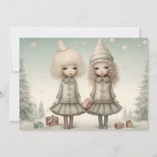 Celebrating Together Wishing You a Merry Christmas Holiday Card