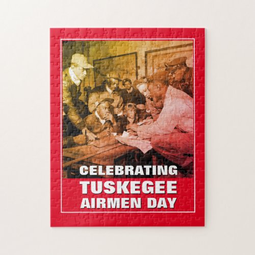 Celebrating TUSKEGEE AIRMEN DAY Jigsaw Puzzle