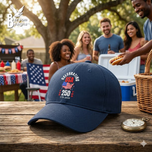 Celebrating USA for 250 Yrs American Independence Hat