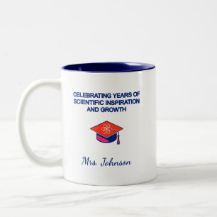 Celebrating Years Of Scientific Inspiration & Grow Two-Tone Coffee Mug