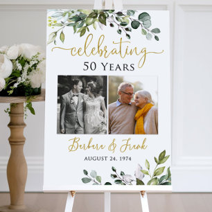 Celebrating Years Photo Anniversary Welcome Sign