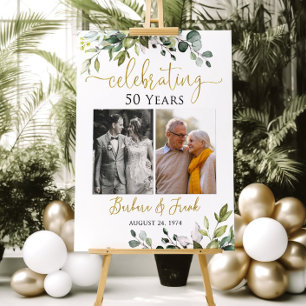 Celebrating Years Photo Anniversary Welcome Sign