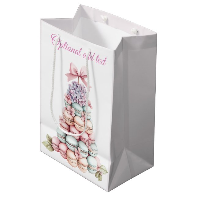 Celebrating You A Joyful Happy Birthday Tribute! Medium Gift Bag (Front Angled)