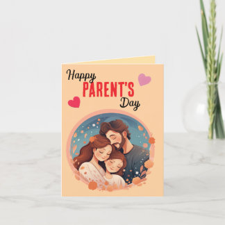 "Celebrating You, Mom & Dad" Holiday Card