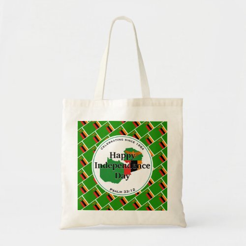 Celebrating ZAMBIA INDEPENDENCE Zambian Tote Bag