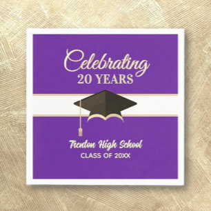 Celebration! 20 Year Class Reunion Napkins