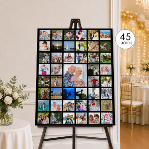 Celebration 45 Photo Collage Foam Board