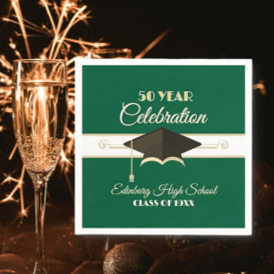 Celebration! 50 Year Class Reunion Napkins