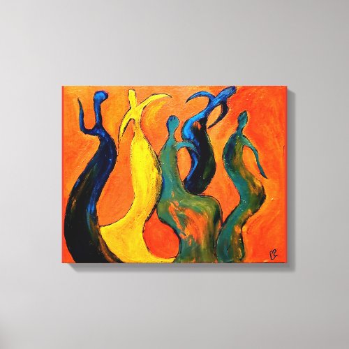 Celebration Abstract Canvas Print