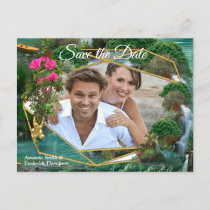 Celebration at the Magical Fantasy Lake Announcement Postcard