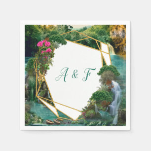 Celebration at the Magical Fantasy Lake Napkins