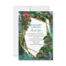 Celebration at the Magical Fantasy Thank You Card