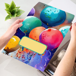 Celebration Balloons and Confetti Flat Gift Envelope Mailers