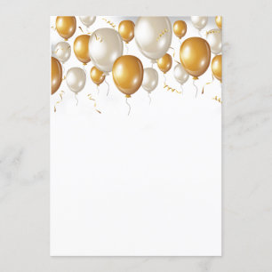 Celebration Birthday Balloons Invitation