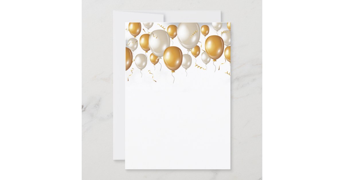 Celebration Birthday Balloons Invitation | Zazzle