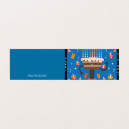 Celebration birthday muffin - Blue